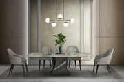 Twist 4806 marble dining table