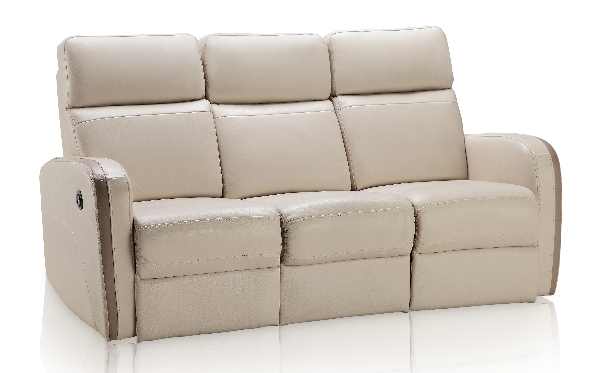 Amazing Argentina Leather Sofa With Electrical Recliners