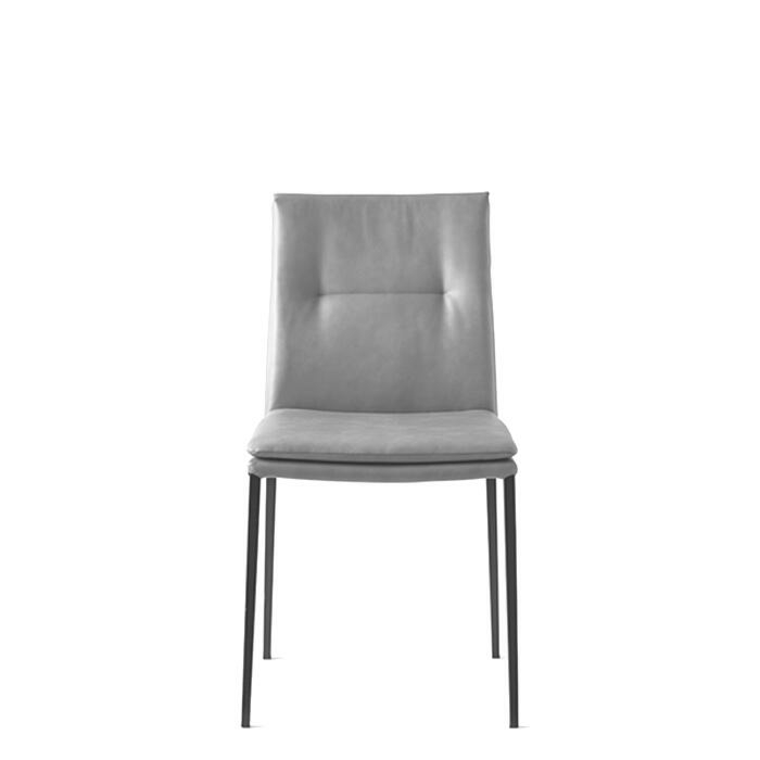 Calligaris Carmen CS 2209 Luxurious Upholstered Chair with Metal Base