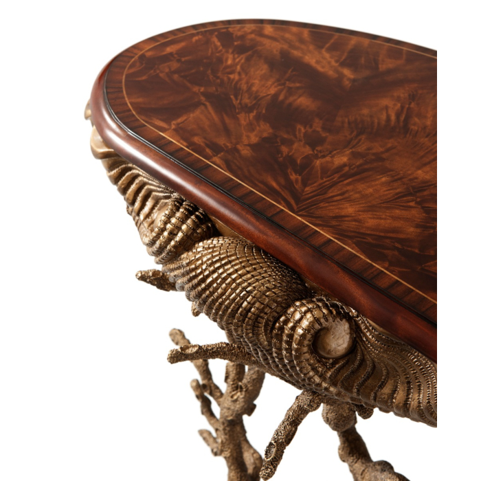 Theodore Alexander Gilt Grotto Accent Table