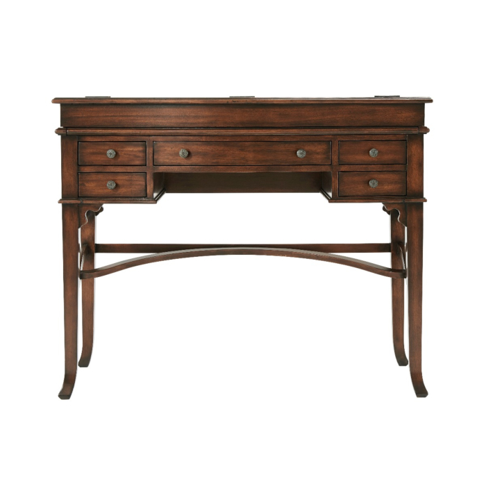 Theodore Alexander Flip Top Campaign Desk | Chairish