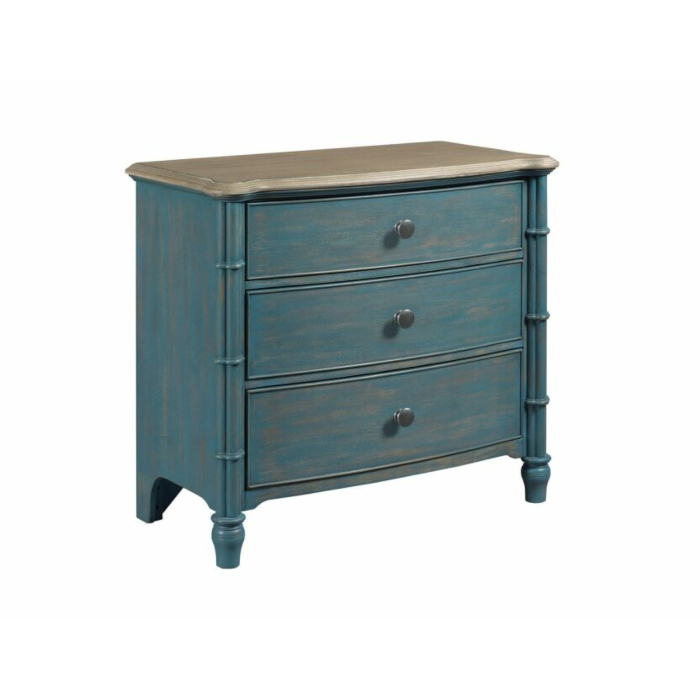 American Drew Litchfield Sundown Accent Chest Blue main product photo