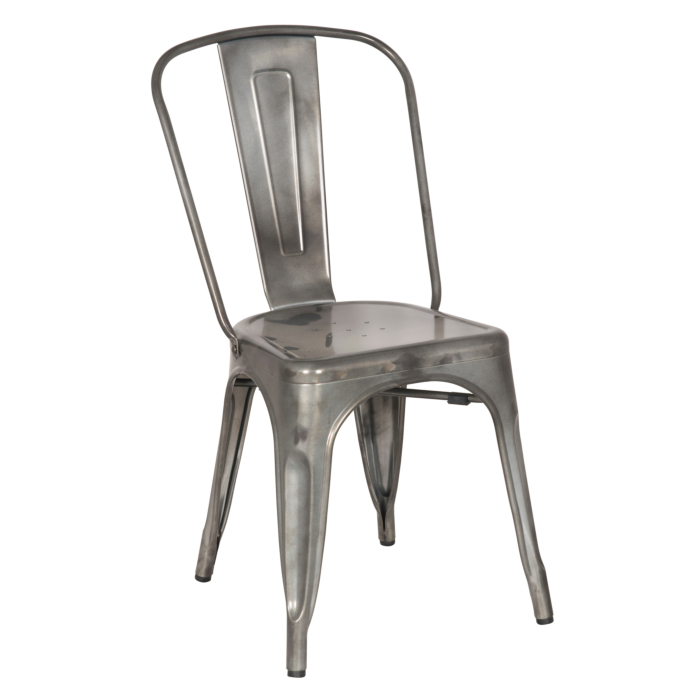Chintaly Alfresco 8022 Side Chair, Gun Metal main product photo