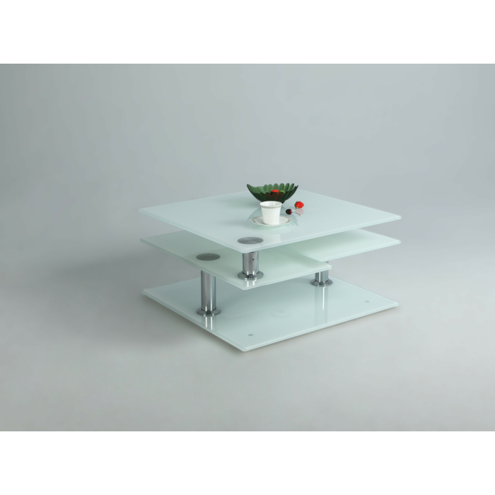 Chintaly 8052 Cocktail Table, White main product photo