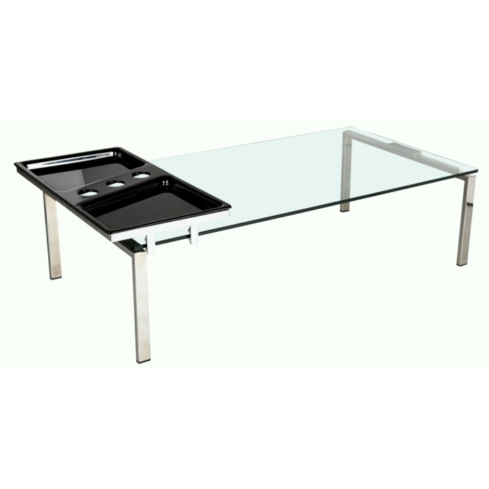 Chintaly 8151 Cocktail Table with Motion Tray main product photo