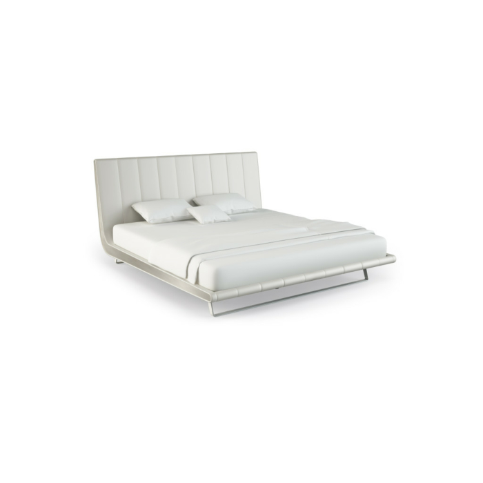 Elite Modern Zina Bed with Upholstered Headboard, Front Only main product photo