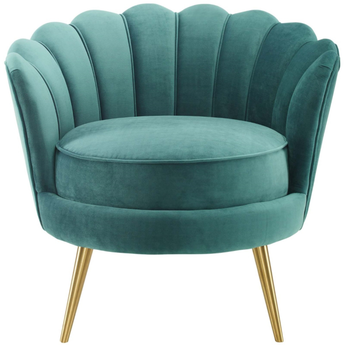 Scalloped store edge chair