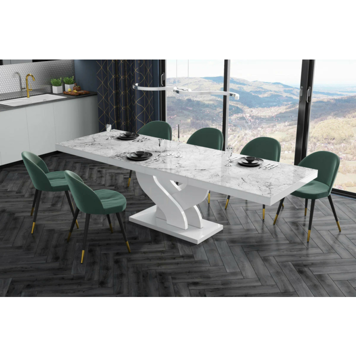 Cortex Bella Dining Table, Venatino Top main product photo