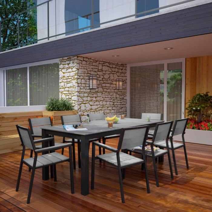 Modway Maine 9 Piece Outdoor Patio Dining Set main product photo