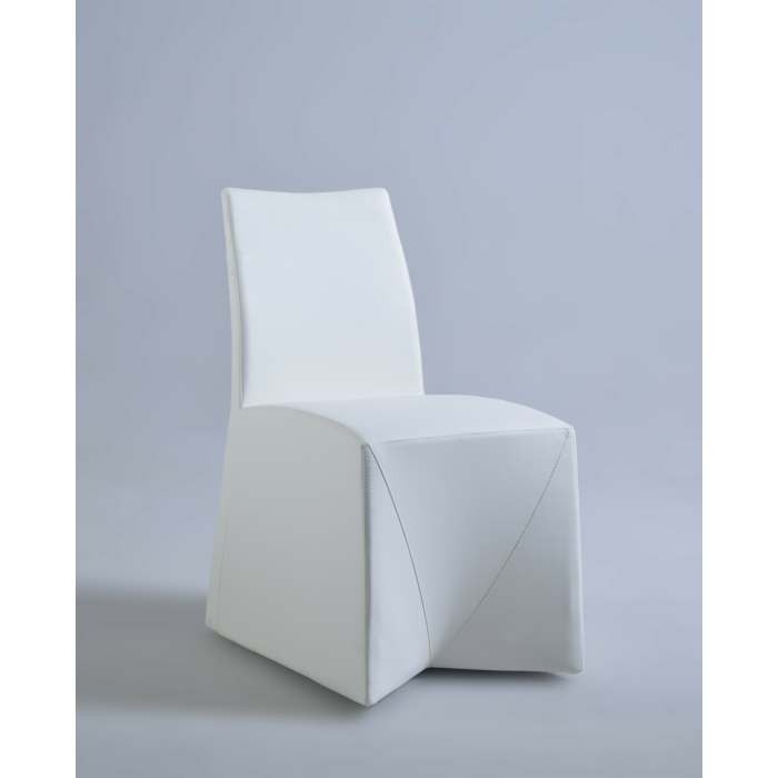 Chintaly Camila Side Chair, White main product photo