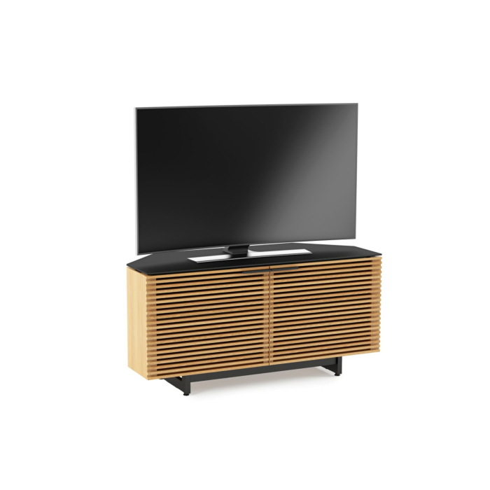 BDI Corridor 8175 Corner Media Cabine, White Oak finish