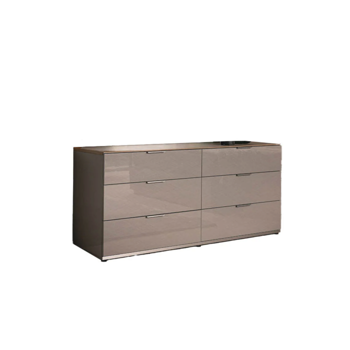 ALF Fifth Avenue 6-Drawer Dresser – Modern Italian Storage in Termocotto Oak Finish main product photo