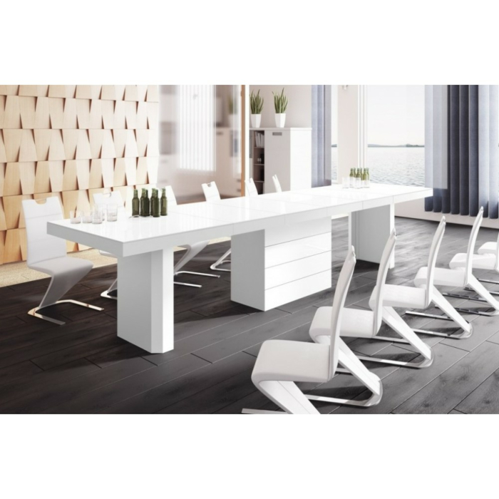Cortex Kolos Dining Table, White main product photo