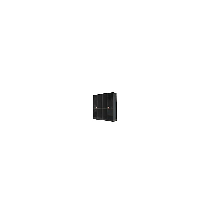 Mont Noir 4-Door Wardrobe with Wooden Doors | ALF (+) DA FRE main product photo
