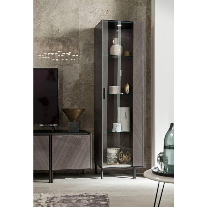 Olympia 1-Door Curio, Right | 20 Weeks Delivery Lead Time main product photo