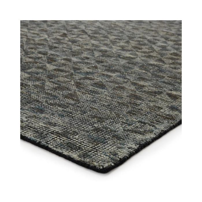 Jaipur Living Zaid Hand-Knotted Geometric Gray Black Area Rug 