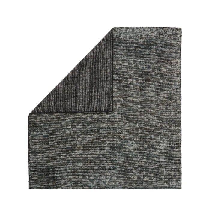 Jaipur Living Zaid Hand-Knotted Geometric Gray Black Area Rug 