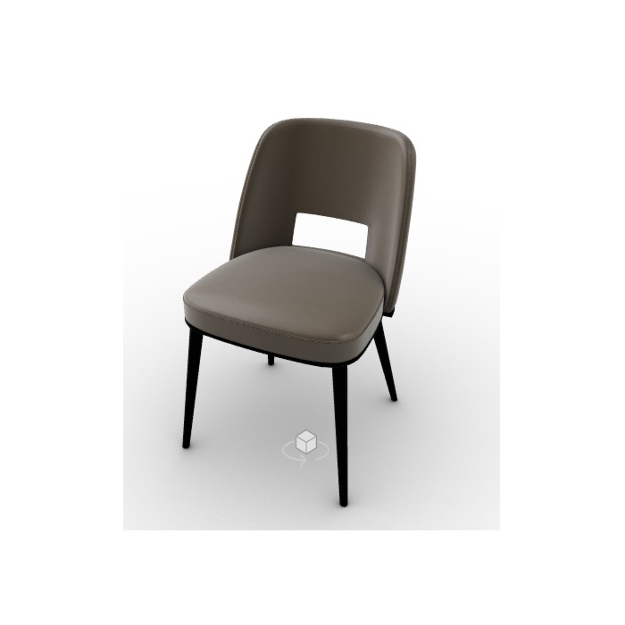 Calligaris Foyer Upholstered Chair With Metal Base main product photo