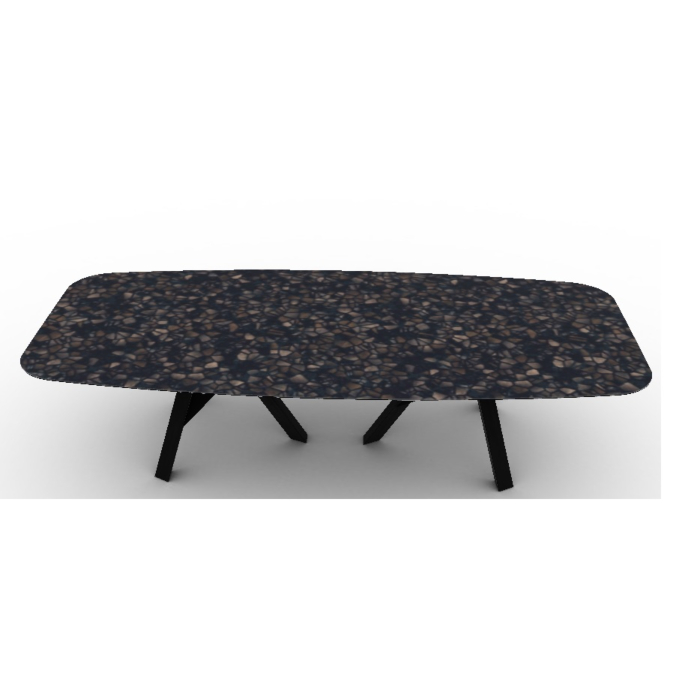 Calligaris Jungle Table With Elliptical Top And Wooden Legs main product photo