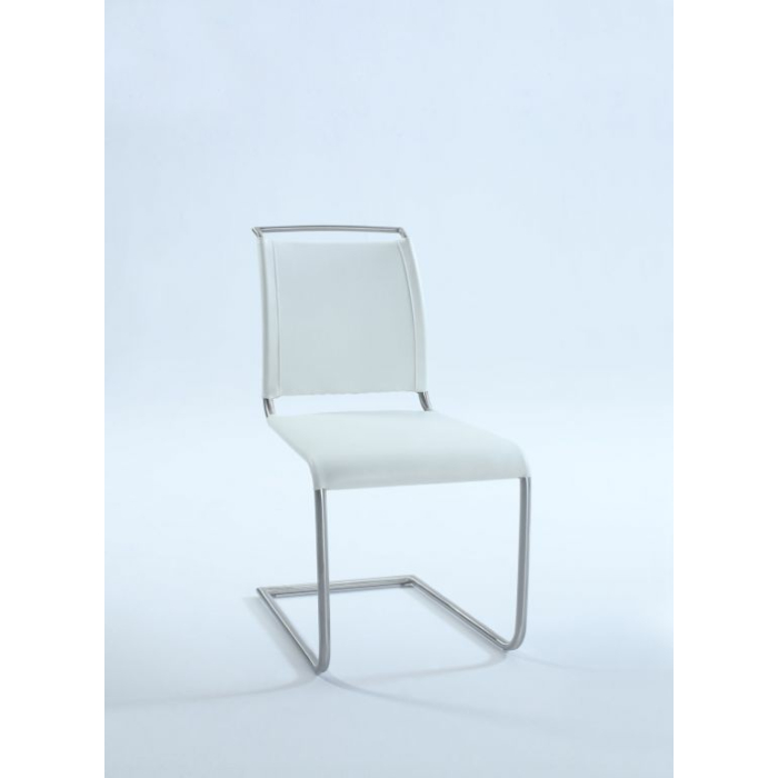 Chintaly Valentina Side Chair, White main product photo
