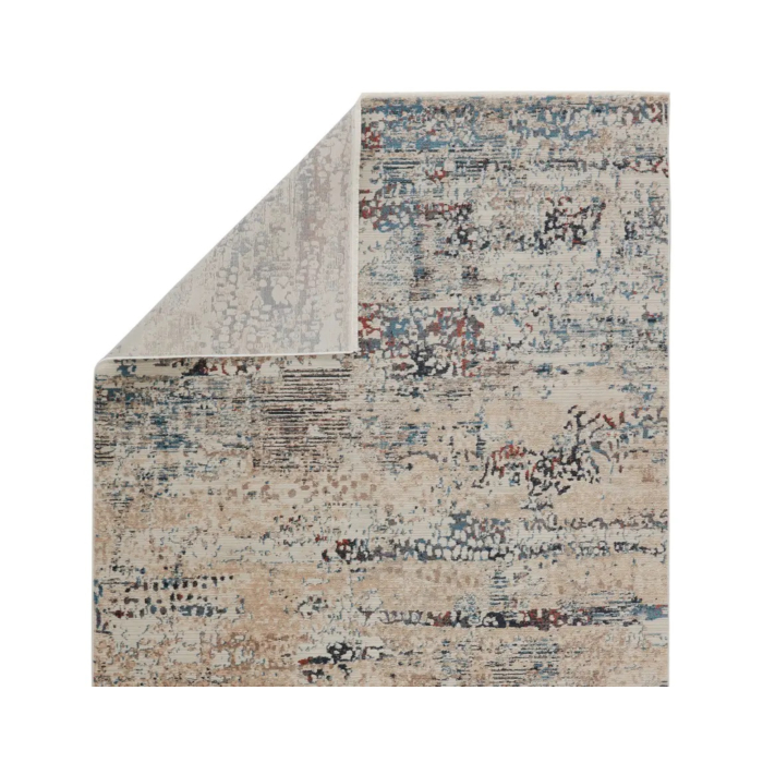 Vibe by Jaipur Living Halston Abstract Blue/ Gray Runner Rug