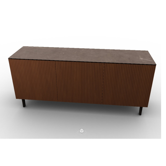 Calligaris Universal 3 Door Wooden Sideboard main product photo