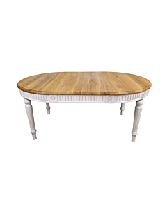 Cortex Badi Solid Wood Oval Dining Table