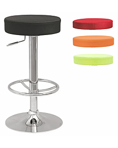 Chintaly 0327 Adjustable Bar Stool, Black