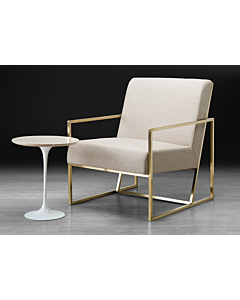 Stone International Kente Modern Leather Accent Chair
