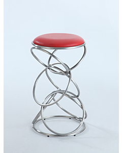 Chintaly 0545 Counter Stool Red