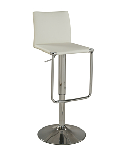 Chintaly 0801 Adjustable Swivel Bar Stool, $233.42, Chintaly, White