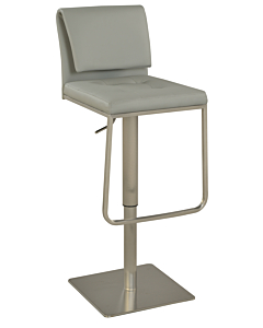 Chintaly 0893 Adjustable Swivel Bar Stool, Gray, $356.62, Chintaly, Gray