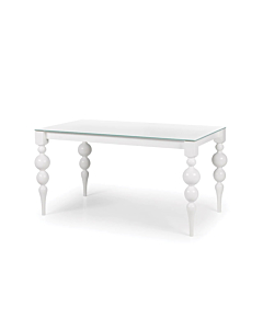 Cortex Laurel Glass Top Dining Table