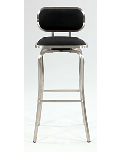 Chintaly 1192 Bar Stool, Black