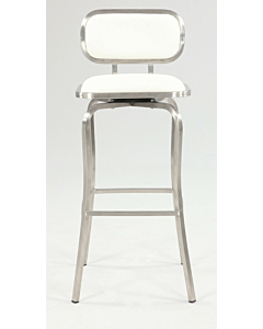 Chintaly 1192 Bar Stool White