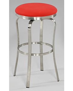 Chintaly 1193 Bar Stool, Red