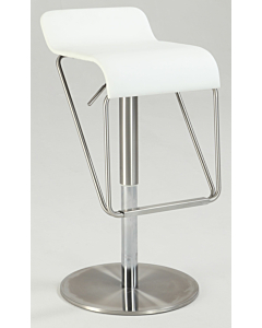 Chintaly 1638 Adjustable Stool White