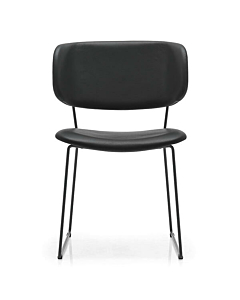 Calligaris CS1483 Claire Metal Chair with Upholstered Seat and Back | Made to Order