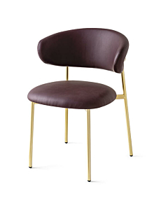 Calligaris Oleandro CS-2031 Upholstered Chair with Metal Base | Made to Order