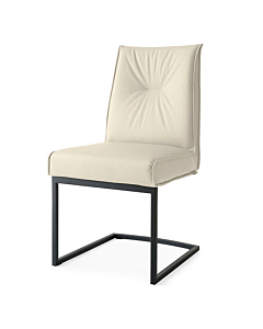 Calligaris Romy Upholstered Chair with Plush Seat and Cantilever Base | Made to Order