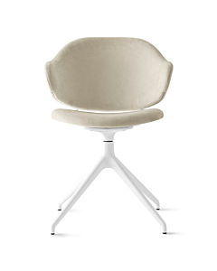 Calligaris Holly CS-2056 Upholstered Armchair with 180° Swivel Frame | Quick Ship