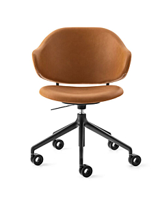 Calligaris Holly CS-2057 Upholstered height-adjustable Chair with Casters | Made to Order