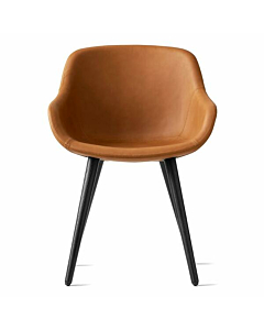 Calligaris Igloo CS-1810 Upholstered Armchair with Wooden Base | Made to order