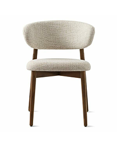 Calligaris Oleandro CS-2034 Upholstered Chair with Wooden Base | Made to Order