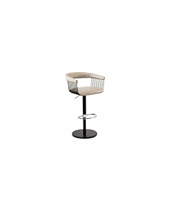 Elite Modern Gianna Swivel Bar Stool, Adjustable Height