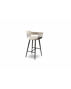 Elite Modern Gianna Bar Stool with Swivel Seat