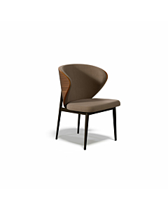 Elite Modern Seville Dining Chair with Wood Back