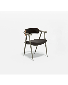 Elite Modern Brody Dining Chair with Wood Back