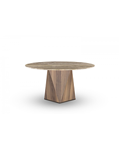 Stone International Diamond Round Dining Table