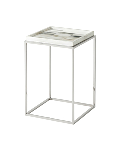 Theodore Alexander Quadrilaterals Accent Table, Square